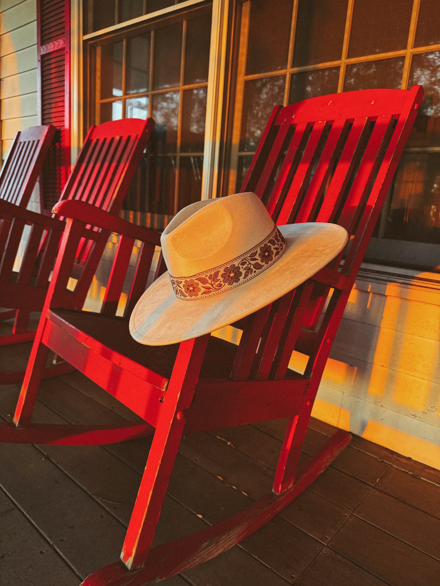 The Isla Flower Ribbon Bow Fedora Hat
