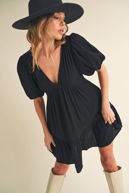 The Penelope Tiered Mini Dress