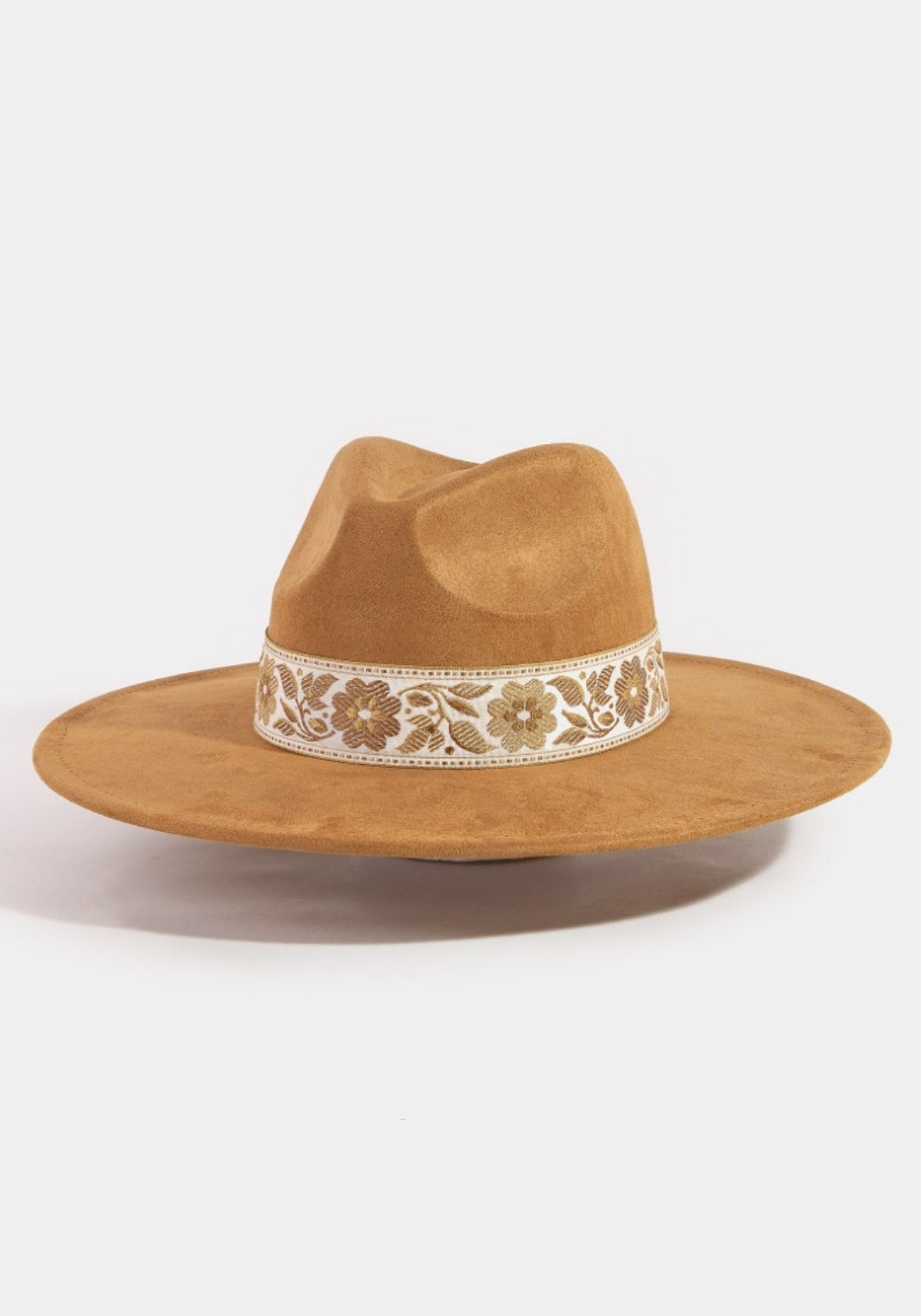 The Isla Flower Ribbon Bow Fedora Hat