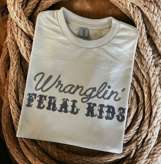 Wranglin’ Feral Kids Tee