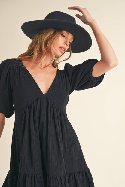 The Penelope Tiered Mini Dress