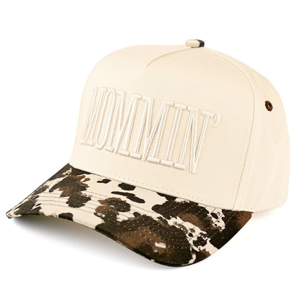 Mommin’ Embroidered Two Tone Trucker Hat