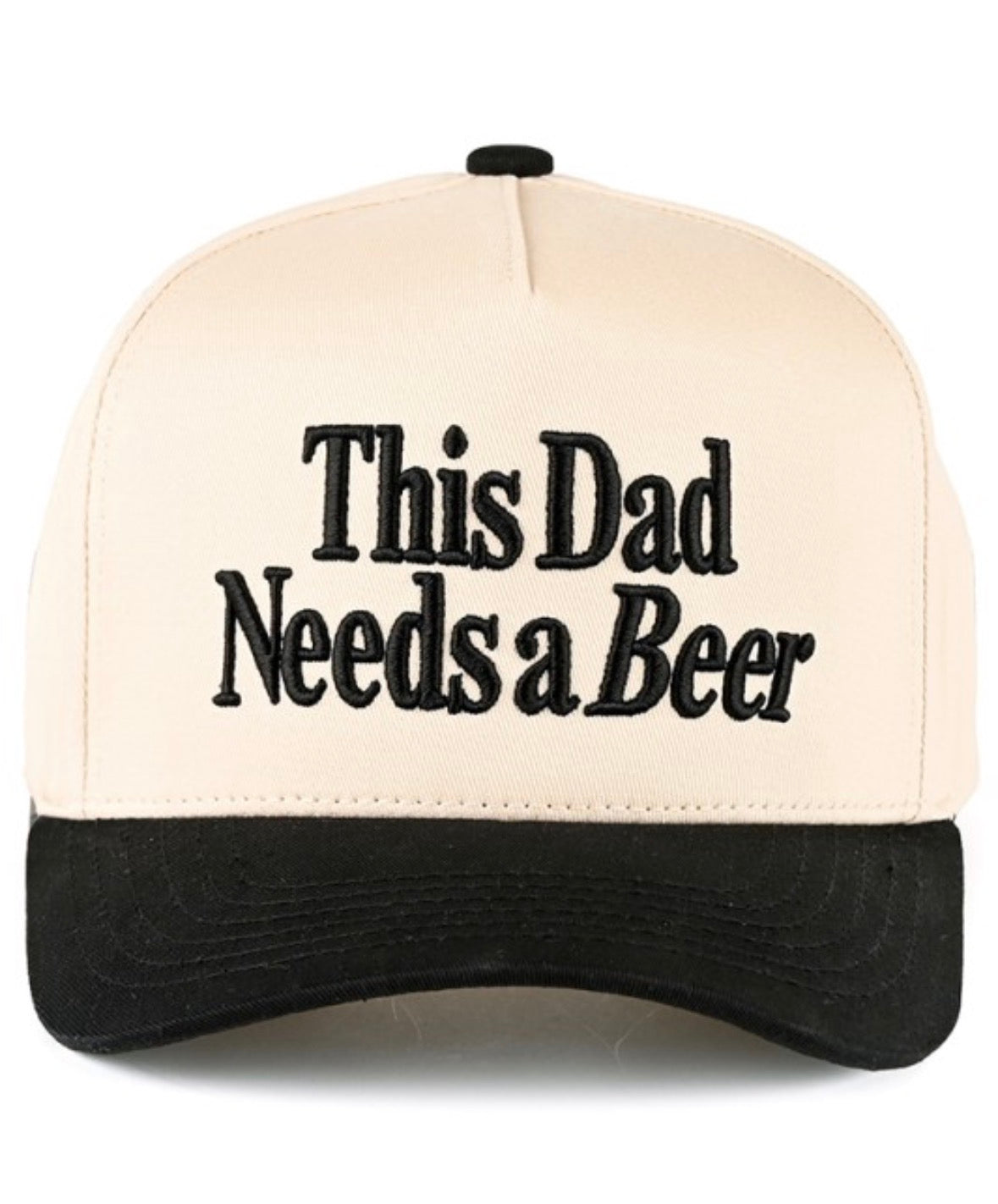 This Dad Needs A Beer Two Toned Trucker Hat