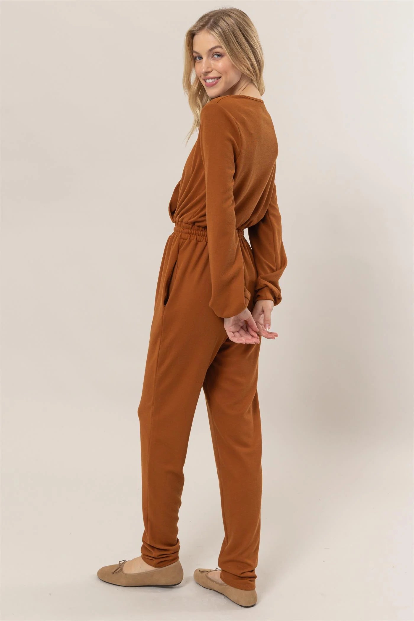 The Della Knit Drawstring Jumpsuit