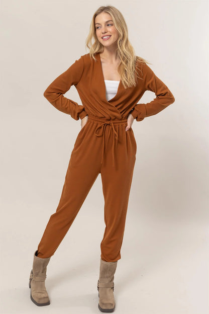 The Della Knit Drawstring Jumpsuit