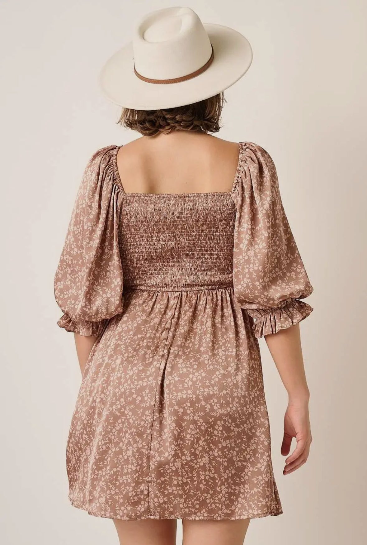 The Morgan Floral Smocked Babydoll Dress - PLUS Size