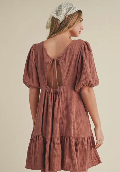 The Penelope Tiered Mini Dress