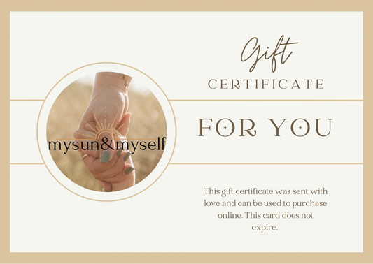 mysun&soul Gift Card