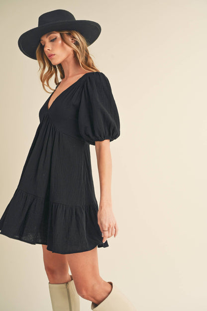 The Penelope Tiered Mini Dress