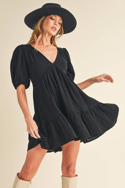 The Penelope Tiered Mini Dress