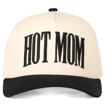 Hot Mom Embroidered Trucker Hat