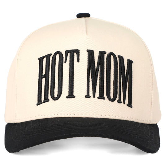Hot Mom Embroidered Trucker Hat