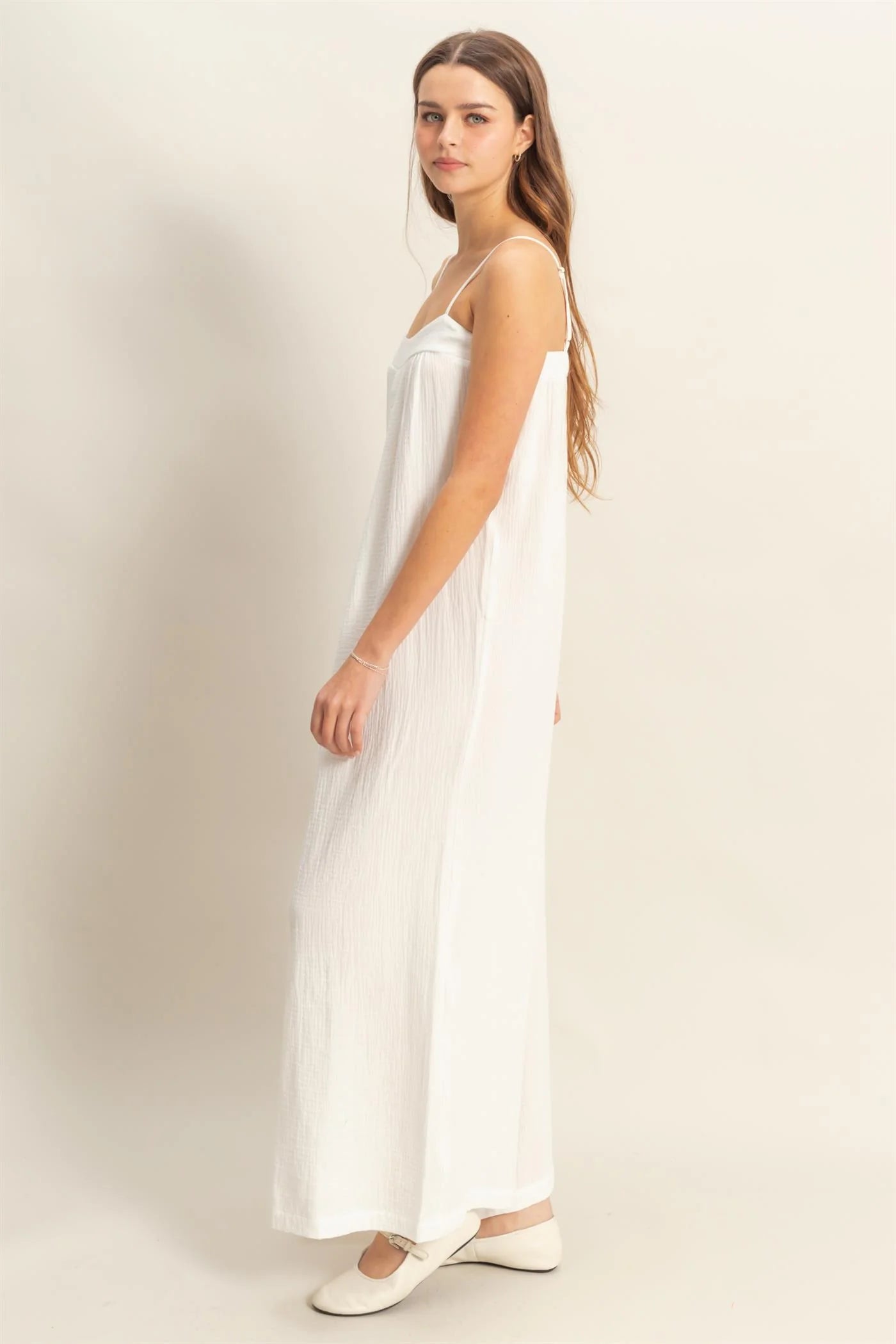 The Amalfi | Double Gauze Super Flowy Cami Jumpsuit
