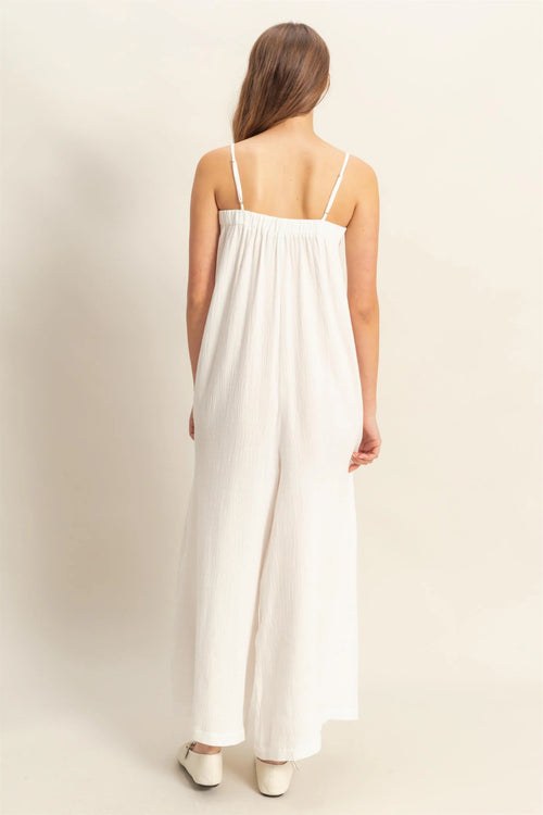 The Amalfi | Double Gauze Super Flowy Cami Jumpsuit