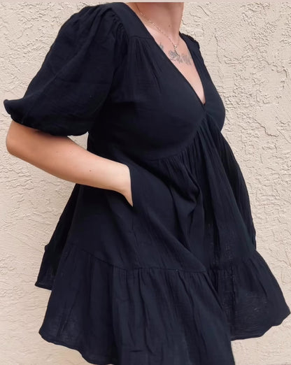 The Penelope Tiered Mini Dress