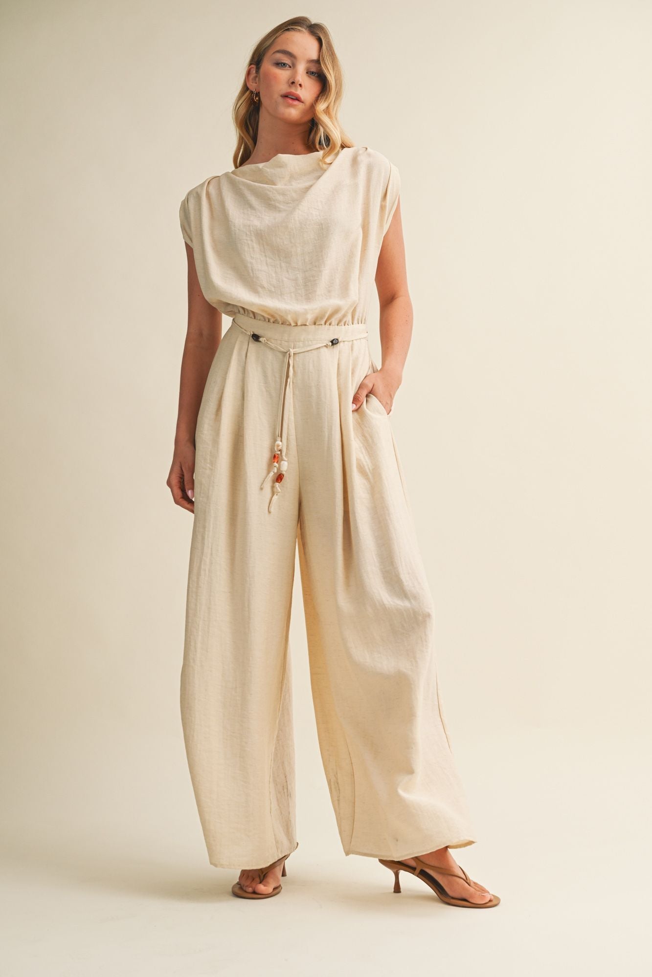 The Solene | Relaxed Fit Wide Leg Jumpsuit