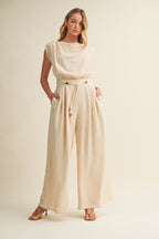 The Solene | Relaxed Fit Wide Leg Jumpsuit