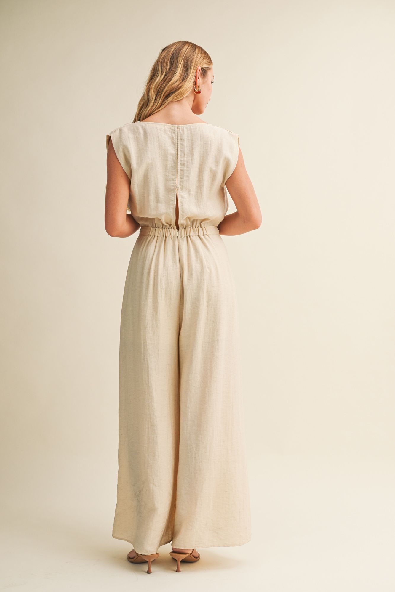 The Solene | Relaxed Fit Wide Leg Jumpsuit